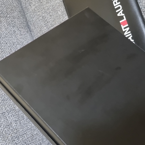 YSL Black Leather Rider/Clutch - Picture 16 of 16